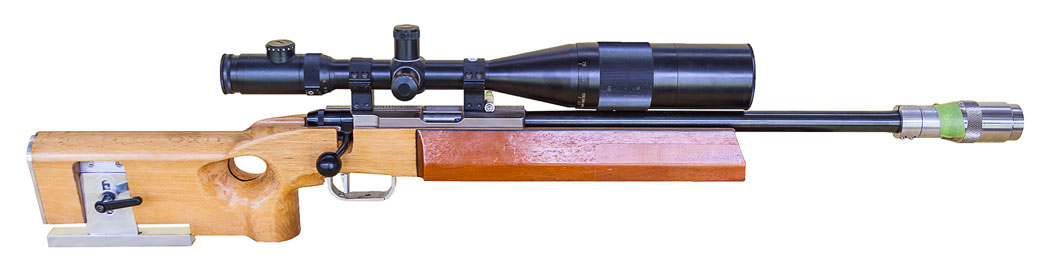 John's Anschutz, Anschutz 2013,Home built stock,Nightforce 12-42X scope, Home made barrel tuner