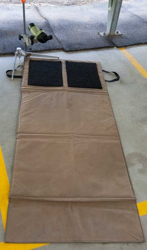 Shooting Mat.. Note Position of Telescope and Bi-pod