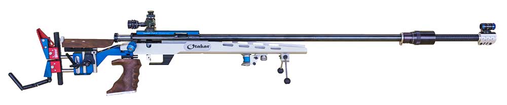 Ron's Anschutz F27a Challenger-Straight Pullin a Vaskent Stock with Centra Sights Front and Rear, Hoen Tuner and Extension Tube